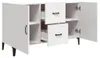 vidaXL Sideboard Weiß 100x36x60 cm Holzwerkstoff Produktbild-Vorschau 8