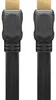 Goobay High-Speed-HDMI-Flachkabel mit Ethernet, 4K/60Hz, 2 Produktbild-Vorschau 1
