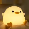 LED-Nachtlicht - Niedliche Silikon-Enten-Lampe für Produktbild-Vorschau 1