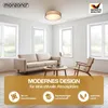 MONZANA® Deckenlampe Stoff Wohnzimmer Schlafzimmer E27 Produktbild-Vorschau 2