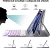 Etui mit Tastatur für iPad 6/6 Pro AZERTY Beleuchtet Produktbild-Vorschau 4