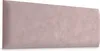 A single, rectangular, light pink upholstered wall panel is shown against a white background. The panel has a slightly rounded edge on the left side. Anteprima dell’immagine prodotto