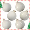 Christbaumkugeln Wollweiß 3 x glänzend & 3 x matt Ø 8 cm Produktbild-Vorschau 6