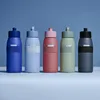 Gourde de sport - 500 ml - H 22,5 cm - rose - plastique - Voir les images du produit 9