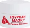 A white jar of Egyptian Magic All Purpose Skin Cream with red text and a red triangle logo. Produktbild-Vorschau