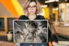 MuchoWow® Laptop Aufkleber Sticker Cover Grau - Luxus - Produktbild-Vorschau 5