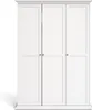 Szafa 3-drzwiowa – biała sypialnia 60,5 x 138,8 cm Podgląd zdjęcia produktu 10