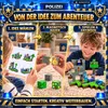 Magnetische Bausteine Polizei 150 Teile | Magnetwürfel für Produktbild-Vorschau 4