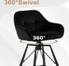 WOLTU Barhocker 2er Set, mit Lehne Fußstütze, drehbar, Produktbild-Vorschau 6