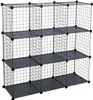 Regalsystem Gitter 9 Fächer ohne Türen Produktbild-Vorschau 1