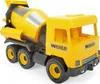 MIDDLE TRUCK Bétonnière jaune et noire en carton Voir les images du produit 4