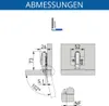GTV - SILENTO PRO Hydraulikscharnier | Eckanschlag mit Produktbild-Vorschau 3