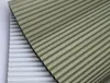 Two pleated blinds, one green and one gray, are shown overlapping each other. Produktbild-Vorschau