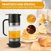 Honigspender aus Glas, 300ml Honigtopf mit Griff, Produktbild-Vorschau 2
