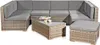 Mucola Lounge Set Polyrattan Meuble de jardin en rotin Voir les images du produit 15