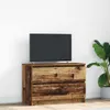 vidaXL TV skrinka vzhľad starého dreva 80x35x54 cm materiál Náhľad obrázku produktu 2