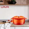 LAVA Gusseisentopf mit Deckel, emailliert, Ø 28 cm, 6,71 Produktbild-Vorschau 9