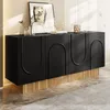 Merax Buffet moderne avec 4 portes imitation bois, design Voir les images du produit 4