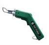 A green hot cutter tool with a blade, shown against a white background. Produktbild-Vorschau