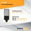 ENOVALITE LED Solar-Straßenleuchte 4300 lm kaltweiß schwarz Produktbild-Vorschau 8