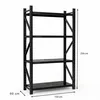 Bauhus Regał Przemysłowy Magazynowy Czarny 250x150x60 cm Podgląd zdjęcia produktu 3