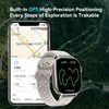 Jugeman Smartwatch Damen GPS, 5ATM wasserdichte Fitnessuhr Produktbild-Vorschau 2