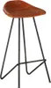 vidaXL Barhocker 4 Stk. Braun Echtleder -  Barhocker Produktbild-Vorschau 12