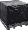 A black tarp covers a square object resting on a black pallet. Náhľad obrázku produktu