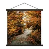 MuchoWow® Textilposter Herbstwald - Weg - Laub - Ländlich Produktbild-Vorschau 1