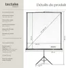 Écran de projection avec trépied - 203 x 203 cm Voir les images du produit 6