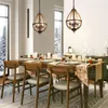 Lampadario rustico in vimini - design a 4 luci in legno a Anteprima dell’immagine prodotto 5
