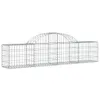 Möbel Gabionen mit Hochbogen 10 Stk. 200x30x40/60 cm Produktbild-Vorschau 3