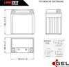 LANGZEIT YB10L-A2 Motorradbatterie GEL 12V 11Ah 250AEN Produktbild-Vorschau 4