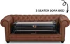 Chesterfield Sofa mit Bettfunktion Couch Polster Möbel Produktbild-Vorschau 1
