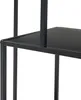 Close-up of a black metal shelf unit. Anteprima dell’immagine prodotto