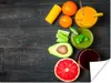 MuchoWow® Poster Obst - Smoothie - Industriell - Sommer Produktbild-Vorschau 1