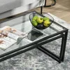HOMCOM Sada 2 kusů konferenčních stolků, odkládací stolky, Náhled obrázku produktu 8