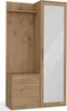 Selsey Duvio - Vestiaire d'entrée avec armoire et miroir, Voir les images du produit 1