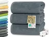 Duschtücher 3er Set, grau, 70x140 cm, 100% Baumwolle Produktbild-Vorschau 1