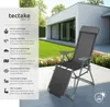 2 chaises de jardin pliantes en aluminium avec appui-tête Voir les images du produit 2