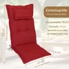 Herlag Hochlehner-Stuhlauflage AVA Sun-Guard 123x50x9cm Rot Produktbild-Vorschau 7