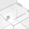 Losbox aus Acrylglas in 200x200x200mm mit Schloß und Produktbild-Vorschau 3