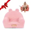 Flumi kinderfauteuil van bouclé met oortjes en naamgravure, Productafbeelding-voorbeeld 11