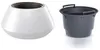 Jardinière élégante avec surface lisse et base conique Voir les images du produit 6