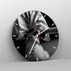 Wanduhr - Rund - Glasuhr - Samurai-Schwert - 40x40cm - Produktbild-Vorschau 4