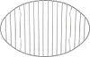 A metal roasting rack on a white background. Produktbild-Vorschau