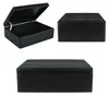 Caja de madera con tapa Creative Deco XL negra, 40 x 30 x Vista previa de la imagen del producto 5