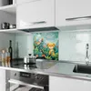 Küchenrückwand Spritzschutz Glas mit Motiv Dschungeltiere Produktbild-Vorschau 2