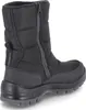 A black winter boot shown from the side and back. Voir les images du produit