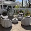 Ensemble de mobilier de jardin composé de 5 pièces : 2 Voir les images du produit 10